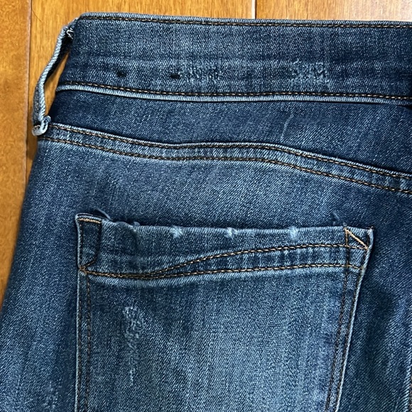 Express Y2K Super Skinny Mid Rise Jeans Size 6R Classic Distressed Casual - Picture 10 of 16